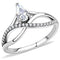 Smart Ring DA149 Stainless Steel Ring with AAA Grade CZ