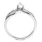 Smart Ring DA149 Stainless Steel Ring with AAA Grade CZ