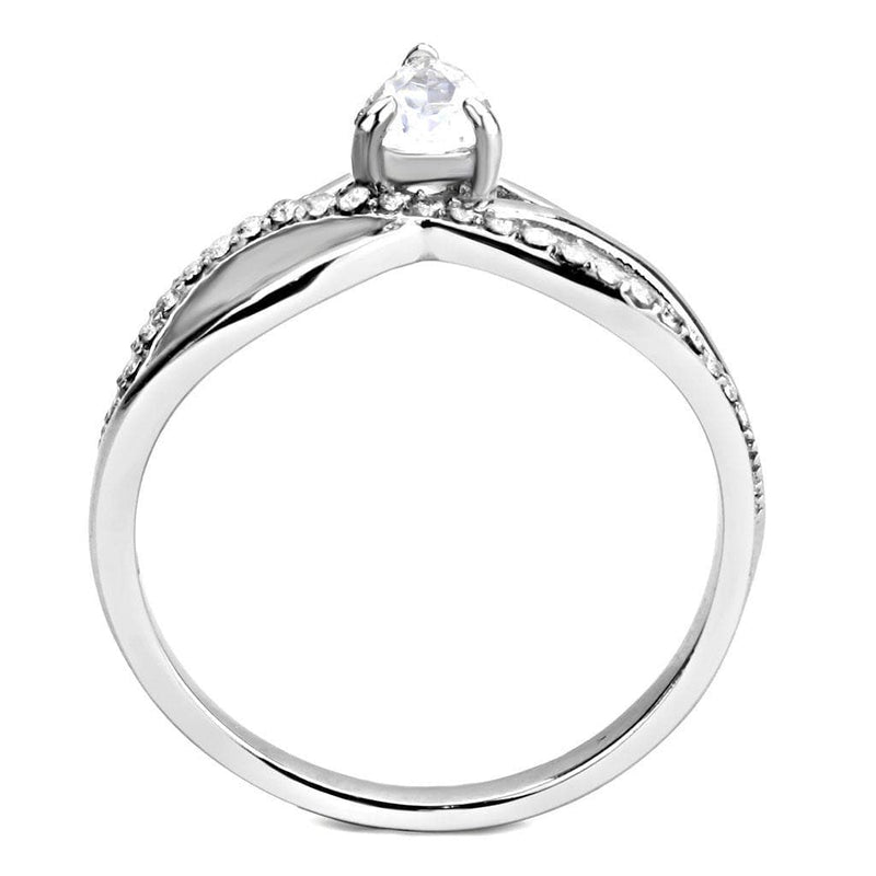 Smart Ring DA149 Stainless Steel Ring with AAA Grade CZ