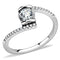 Silver Jewelry Rings Smart Ring DA151 Stainless Steel Ring with AAA Grade CZ Alamode Fashion Jewelry Outlet