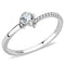 Smart Ring DA152 Stainless Steel Ring with AAA Grade CZ