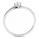 Smart Ring DA152 Stainless Steel Ring with AAA Grade CZ