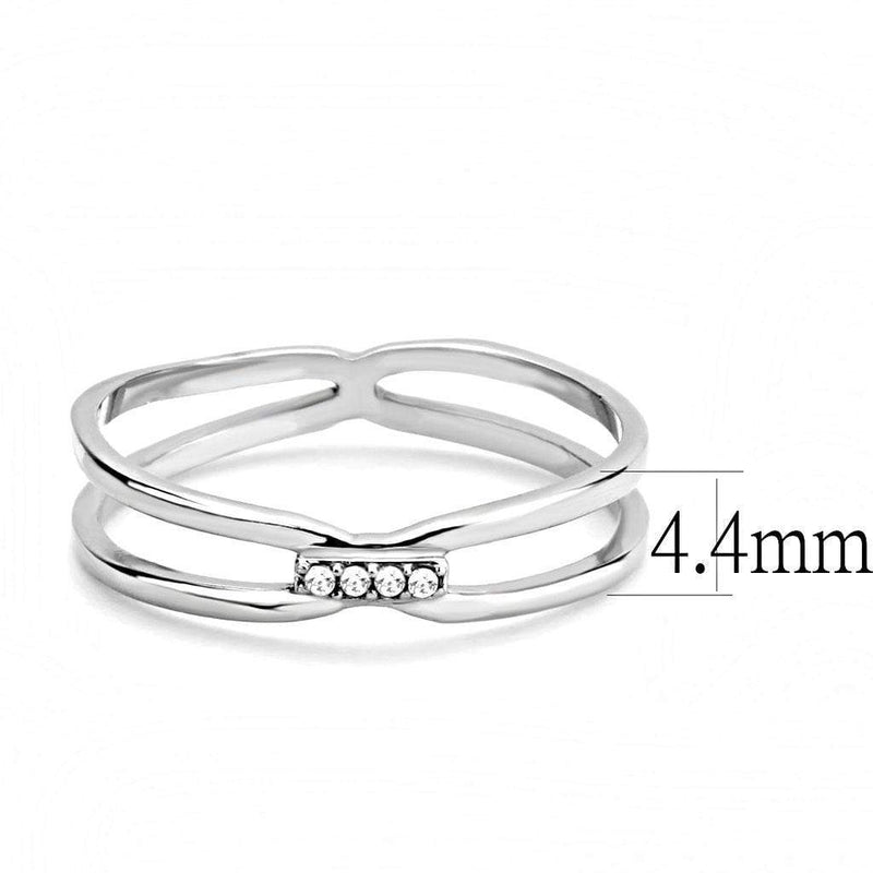 Smart Ring DA160 Stainless Steel Ring with AAA Grade CZ