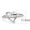 Smart Ring DA164 Stainless Steel Ring with AAA Grade CZ