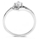 Smart Ring DA165 Stainless Steel Ring with AAA Grade CZ