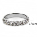 Silver Jewelry Rings Smart Ring DA231 Stainless Steel Ring with AAA Grade CZ Alamode Fashion Jewelry Outlet