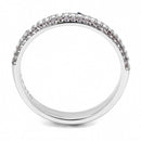 Silver Jewelry Rings Smart Ring DA232 Stainless Steel Ring with AAA Grade CZ Alamode Fashion Jewelry Outlet