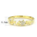 Silver Jewelry Rings Solid Gold Ring LO3961 Flash Gold Brass Ring with Top Grade Crystal Alamode Fashion Jewelry Outlet