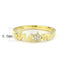 Silver Jewelry Rings Solid Gold Ring LO3961 Flash Gold Brass Ring with Top Grade Crystal Alamode Fashion Jewelry Outlet