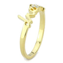 Silver Jewelry Rings Solid Gold Ring LO3961 Flash Gold Brass Ring with Top Grade Crystal Alamode Fashion Jewelry Outlet