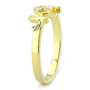 Silver Jewelry Rings Solid Gold Ring LO3965 Flash Gold Brass Ring with Top Grade Crystal Alamode Fashion Jewelry Outlet