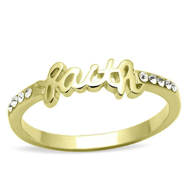 Silver Jewelry Rings Solid Gold Ring LO3967 Flash Gold Brass Ring with Top Grade Crystal Alamode Fashion Jewelry Outlet