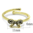 Silver Jewelry Rings Solid Gold Ring LO4042 Flash Gold Brass Ring with Top Grade Crystal Alamode Fashion Jewelry Outlet