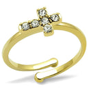 Silver Jewelry Rings Solid Gold Ring LO4044 Flash Gold Brass Ring with Top Grade Crystal Alamode Fashion Jewelry Outlet