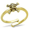 Silver Jewelry Rings Solid Gold Ring LO4056 Flash Gold Brass Ring with Top Grade Crystal Alamode Fashion Jewelry Outlet