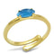 Silver Jewelry Rings Solid Gold Ring LO4064 Flash Gold Brass Ring with Synthetic Alamode Fashion Jewelry Outlet