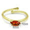 Silver Jewelry Rings Solid Gold Ring LO4065 Flash Gold Brass Ring with AAA Grade CZ in Orange Alamode Fashion Jewelry Outlet