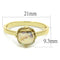 Silver Jewelry Rings Solid Gold Ring LO4071 Flash Gold Brass Ring with Precious Stone Alamode Fashion Jewelry Outlet