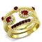 Silver Jewelry Rings Solid Gold Ring LO4116 Gold Brass Ring with Top Grade Crystal in Siam Alamode Fashion Jewelry Outlet