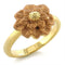 Silver Jewelry Rings Solid Gold Ring LO505 Gold White Metal Ring with Top Grade Crystal Alamode Fashion Jewelry Outlet