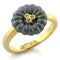 Silver Jewelry Rings Solid Gold Ring LO519 Gold White Metal Ring with Top Grade Crystal Alamode Fashion Jewelry Outlet