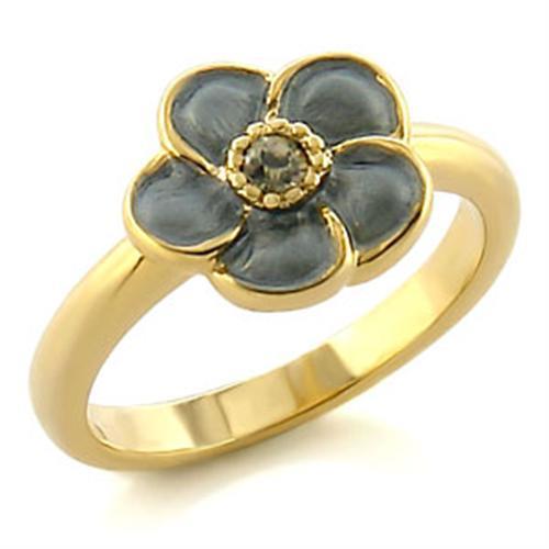 Silver Jewelry Rings Solid Gold Ring LO538 Gold White Metal Ring with Top Grade Crystal Alamode Fashion Jewelry Outlet