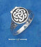 Silver Jewelry Rings Sterling Silver Antiqued Celtic Knot Poison Ring JadeMoghul Inc.