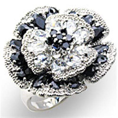 Sterling Silver Cubic Zirconia Ring 34432 - 925 Sterling Silver Ring