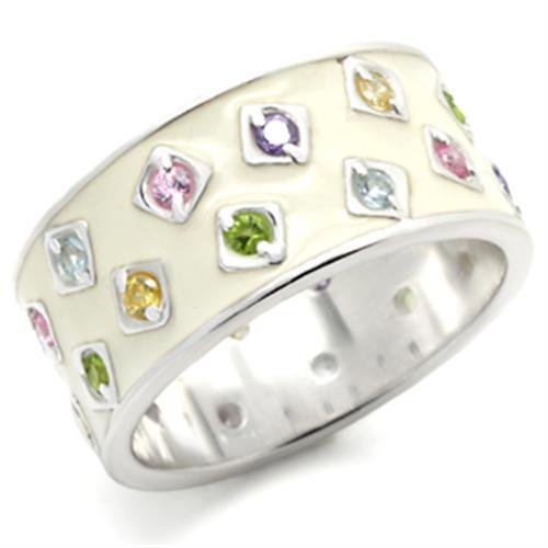Sterling Silver Cubic Zirconia Ring 37405 - 925 Sterling Silver Ring