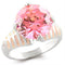 Silver Jewelry Rings Sterling Silver Cubic Zirconia Ring 49707 - 925 Sterling Silver Ring Alamode Fashion Jewelry Outlet