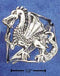 Silver Jewelry Rings Sterling Silver Dragon Ring With Open Shank JadeMoghul Inc.