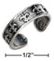 Silver Jewelry Rings Sterling Silver Fleur-De-Lis Toe Ring JadeMoghul Inc.