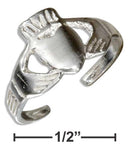 Silver Jewelry Rings STERLING SILVER IRISH CLADDAGH TOE RING JadeMoghul