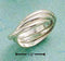 Silver Jewelry Rings Sterling Silver Ring:  1.5mm High Polish Three Band Slide Ring JadeMoghul