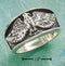Silver Jewelry Rings Sterling Silver Ring:  Eagle With Spread Wings Band Ring JadeMoghul