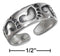 Silver Jewelry Rings Sterling Silver Ring:  Footprints Toe Ring JadeMoghul
