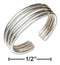 Silver Jewelry Rings Sterling Silver Ring:  Four Band Toe Ring JadeMoghul Inc.