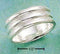 Silver Jewelry Rings Sterling Silver Ring:  High Polish Triple Lined Wedding Band Ring JadeMoghul Inc.