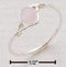 Silver Jewelry Rings Sterling Silver Ring:  Rose Quartz Bead Wire Ring JadeMoghul