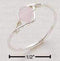 Silver Jewelry Rings Sterling Silver Ring:  Rose Quartz Bead Wire Ring JadeMoghul Inc.