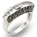 Sterling Silver Ring Set 31010 Antique Tone 925 Sterling Silver Ring