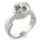 Sterling Silver Ring Set 32125 - 925 Sterling Silver Ring with CZ