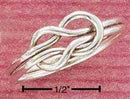 Silver Jewelry Rings Sterling Silver Ring:  Slip Knot Ring JadeMoghul Inc.