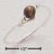 Silver Jewelry Rings Sterling Silver Ring:  Wire Ring With Tiger Eye Bead JadeMoghul Inc.