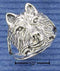 Silver Jewelry Rings Sterling Silver Ring:  Wolf Head Ring With Split Shank JadeMoghul Inc.