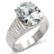 Sterling Silver Rings 21118 - 925 Sterling Silver Ring with AAA Grade CZ