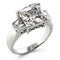 Sterling Silver Rings 21209 - 925 Sterling Silver Ring with AAA Grade CZ