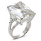 Sterling Silver Rings 21214 - 925 Sterling Silver Ring with AAA Grade CZ