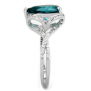 Sterling Silver Rings For Women TS394 Rhodium 925 Sterling Silver Ring