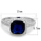 Sterling Silver Rings For Women TS395 Rhodium 925 Sterling Silver Ring